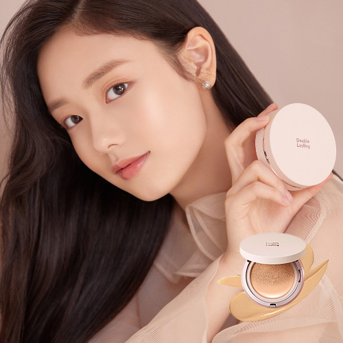 [ETUDE] Double Lasting Cushion Glow (2 Colors)