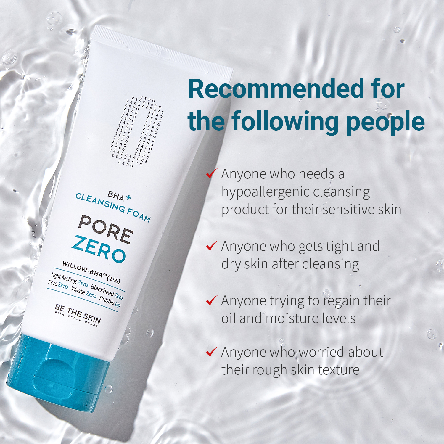 [Be The Skin] BHA+ PORE ZERO Cleansing Foam 150ml