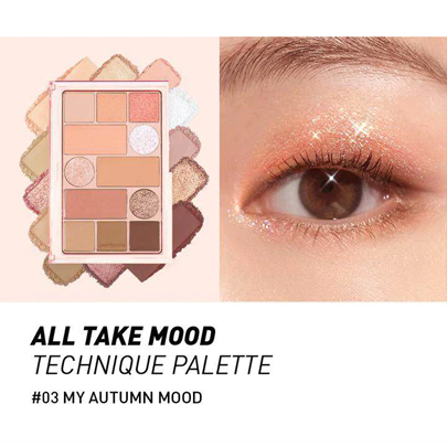 [Peripera] *NEW* All Take Mood Technique Palette (4 Colors)