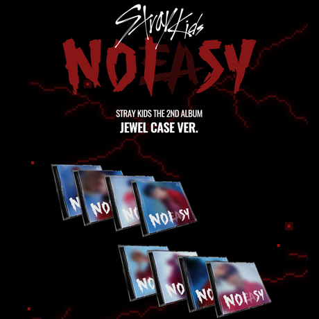 [K-POP] STRAY KIDS 2nd Album - NOEASY (Jewel Case ver.) (Random ver.)