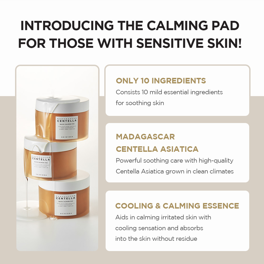 [SKIN1004] Madagascar Centella Quick Calming Pad (70ea)