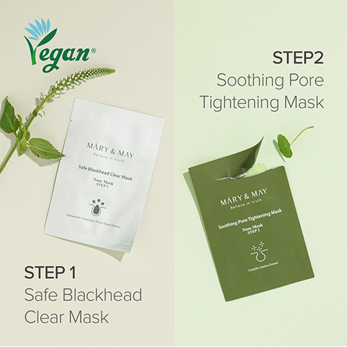 [Mary&May] Daily Safe Black Head Clear Nose Mask (10ea)