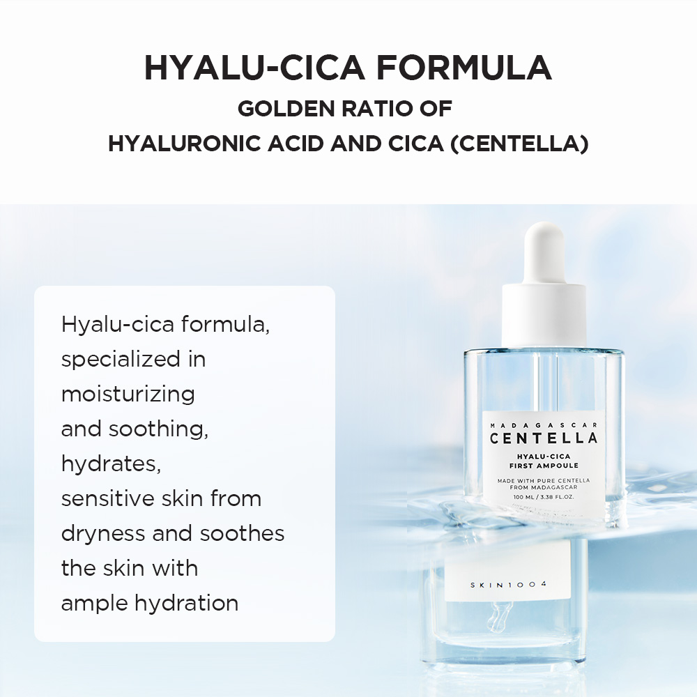 [SKIN1004] Madagascar Hyalu-Cica First Ampoule 100ml