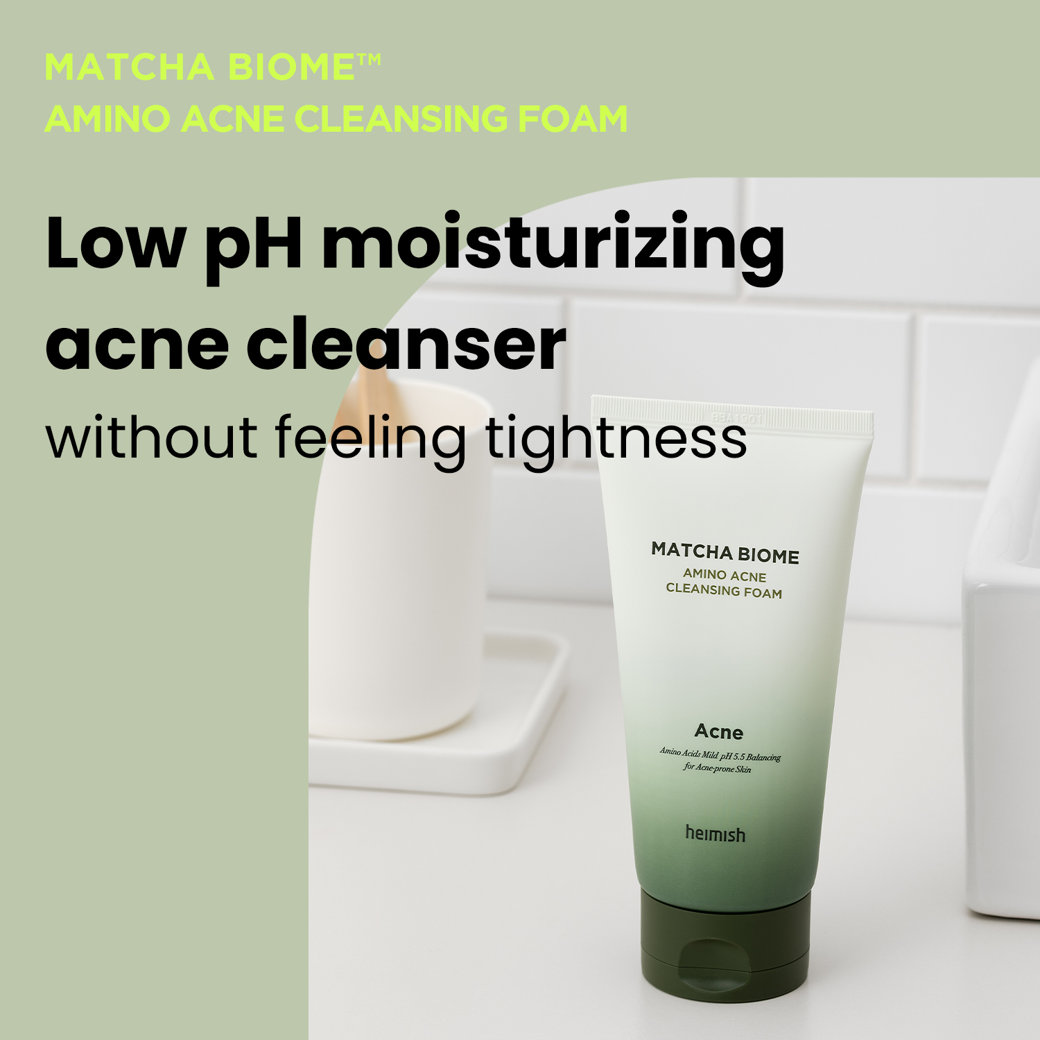 [heimish] Matcha Biome Amino Acne Cleansing Foam 150ml