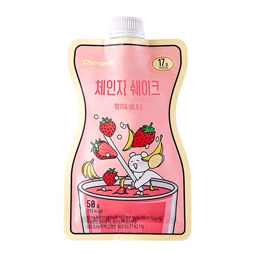 [Changefit] Change Shake Strawberry&Banana (50g)