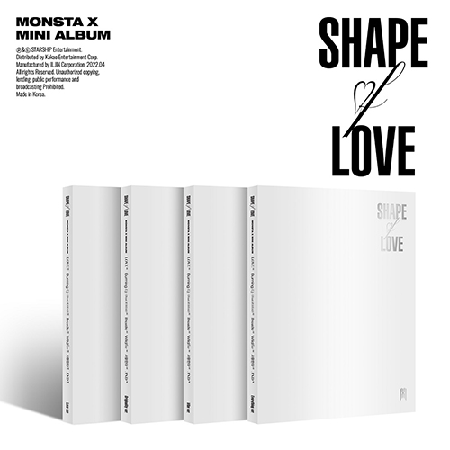 [K-POP] MONSTA X Mini Album Vol.11 - SHAPE of LOVE (Random Ver.)