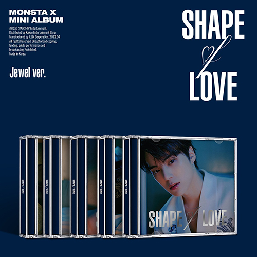 [K-POP] MONSTA X Mini Album Vol.11 - SHAPE of LOVE (Jewel Ver.) (Random Ver.)