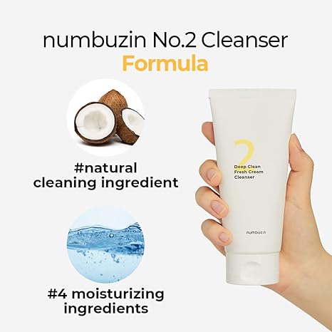 [Numbuzin] No.2 Deep Clean Fresh Cream Cleanser 120ml