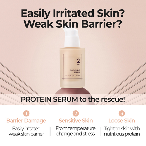 [Numbuzin] No.2 Protein 43% Creamy Serum