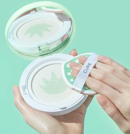 [KIM JEONG MOON Aloe] Cure Aqua Mild Cooling Sun Cushion 25g