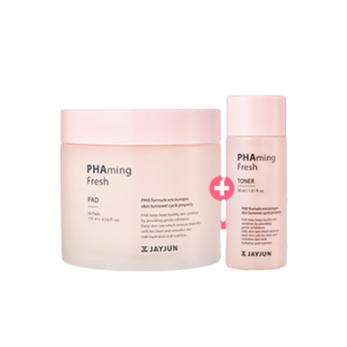 [JAYJUN] PHAming Fresh Pad Toner Set(pad 60pads, toner 30ml)