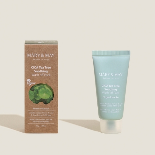 [Mary&May] *mini* CICA TeaTree Soothing Wash off Pack 30g