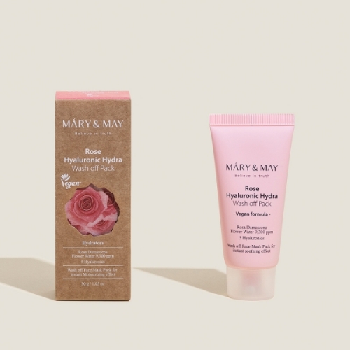 [Mary&May] *mini* Rose Hyaluronic Hydra Wash off Pack 30g