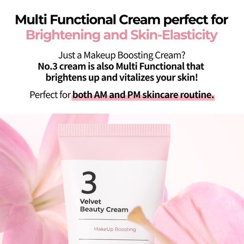 [Numbuzin] No.3 Velvet Beauty Cream 60ml