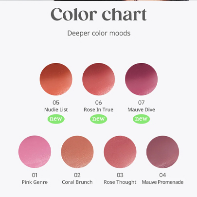 [Peripera] *new* Ink Mood Glowy Balm (10 Colors)