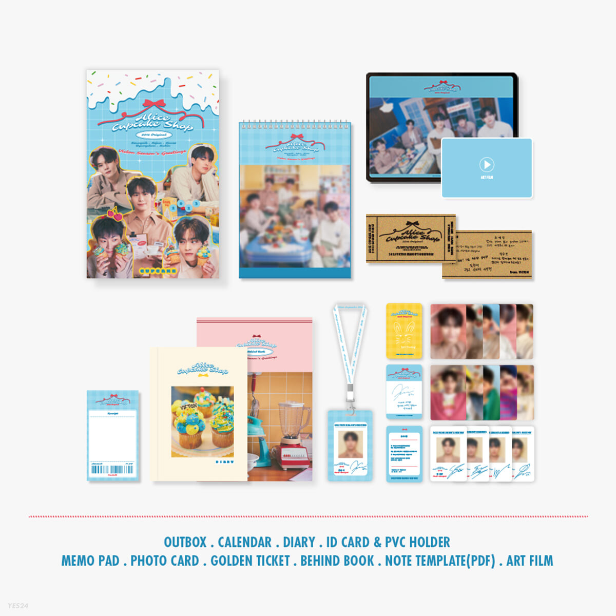 [K-POP] VICTON - 2023 Season's Greetings (Alice Cupcake Shop)k