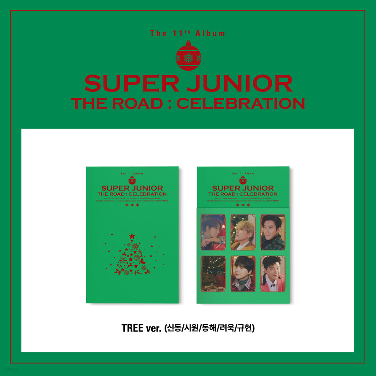 [K-POP] SUPER JUNIOR 11th Full Album - Vol.2 'The Road : Celebration'(TREE VER.)