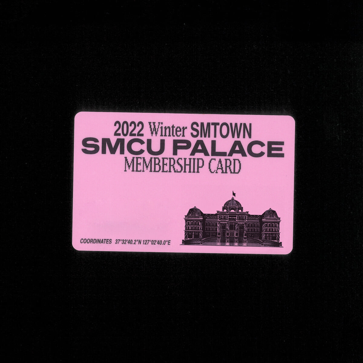 [K-POP]2022 Winter SMTOWN : SMCU PALACE (GUEST. DJ (GINJO, RAIDEN, IMLAY, MAR VISTA)) (Membership Card Ver.)