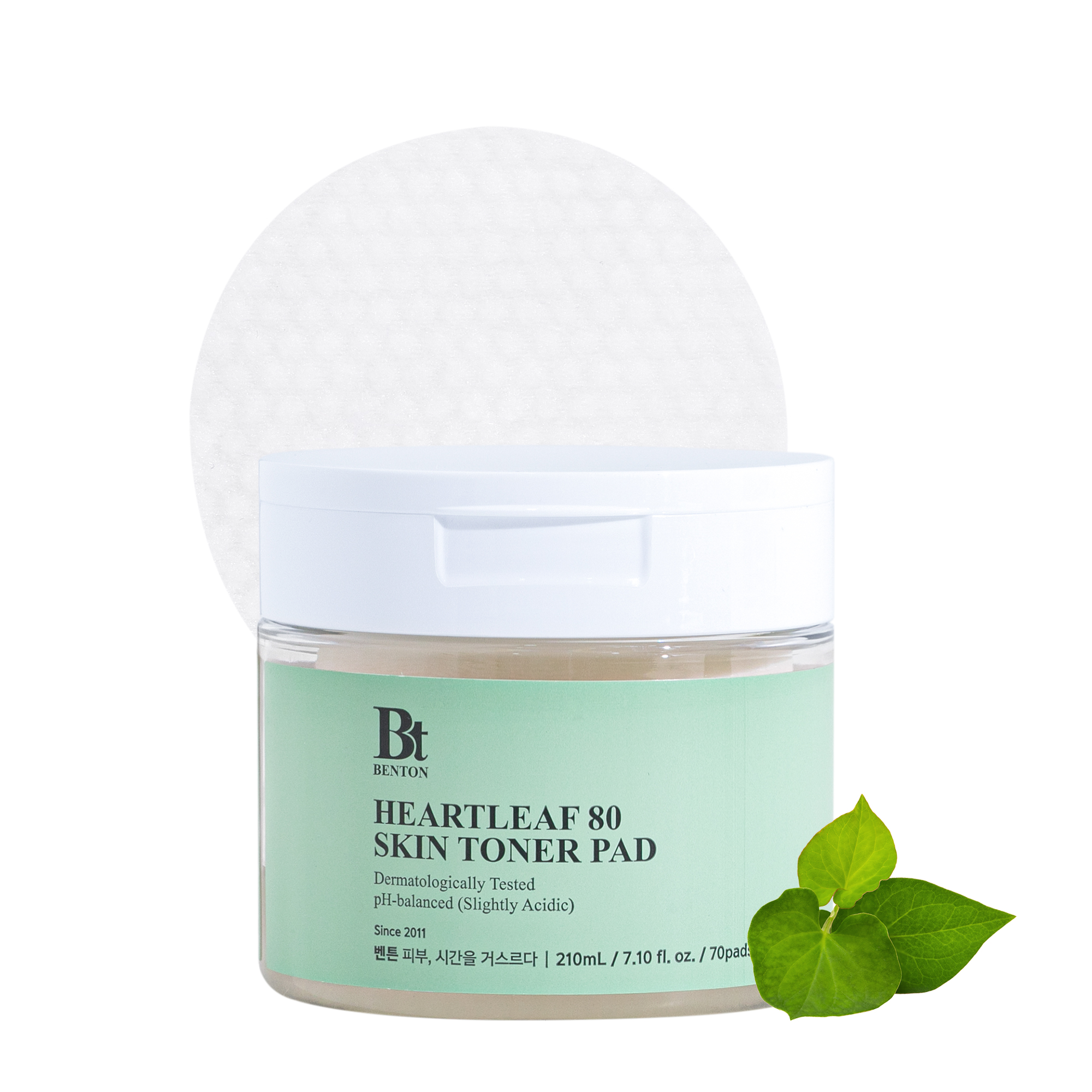 [Benton] Heartleaf 80 Skin Toner Pad (70pads)