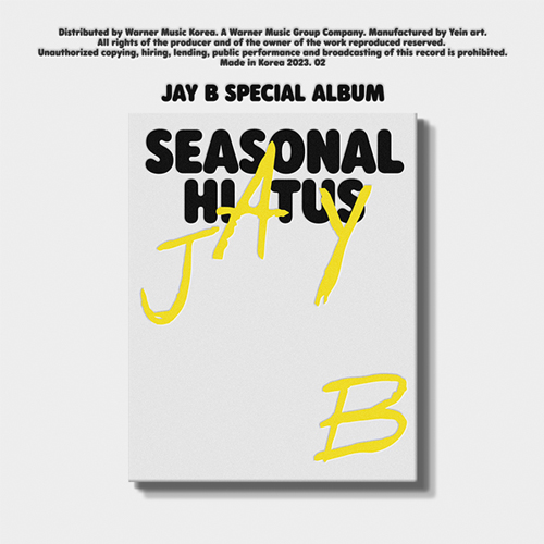 [K-POP] JAY B Special Album - Seasonal Hiatus