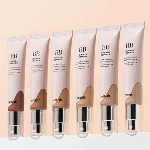 [heimish] Moringa Ceramide BB Cream SPF 30 PA++ (6 Colors)