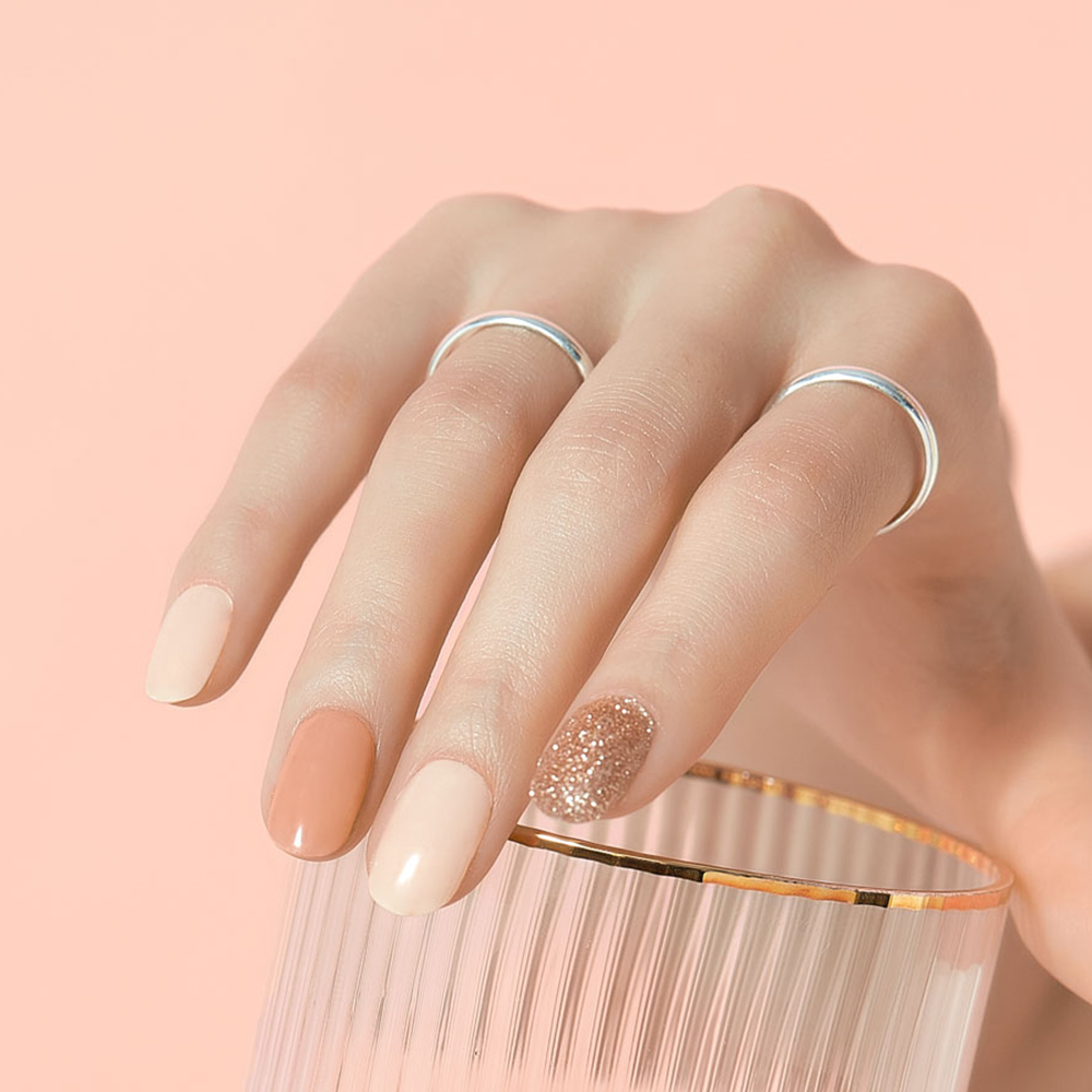 [EDGEU] Chiffon Glow Nail Strips