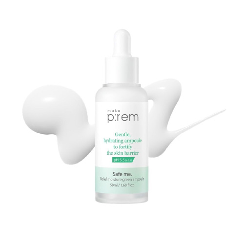 [make p:rem] Safe Me Relief Moisture Green Ampoule 50ml