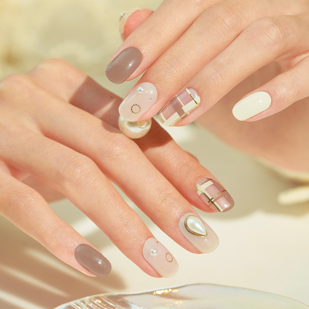 [EDGEU] Pearl Locket Nail Strips