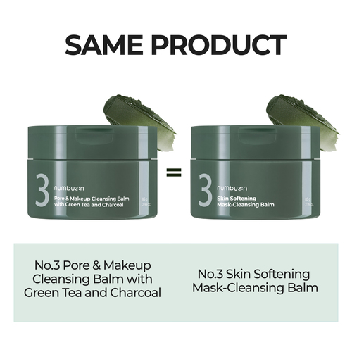 [Numbuzin] No.3 Skin Softening Mask-Cleansing Balm