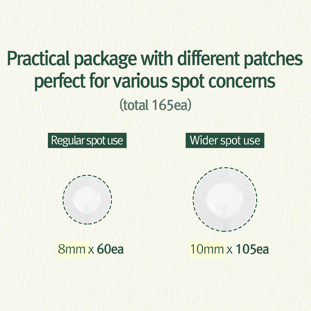 [Pyunkang Yul] Calming Clear Spot Patch (Intensive Care) (8mm*60ea/10mm*105ea)