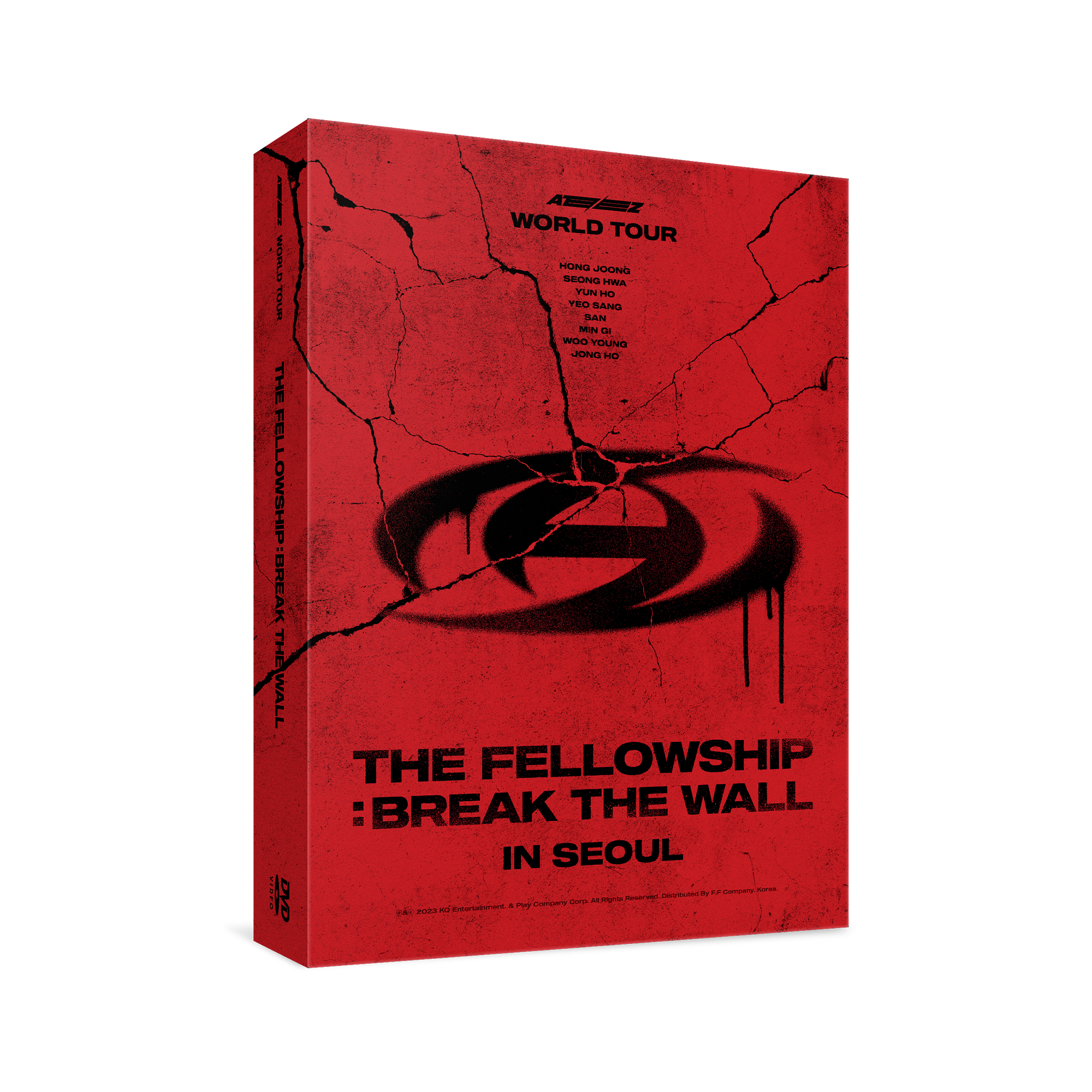 [K-POP] ATEEZ WORLD TOUR - THE FELLOWSHIP : BREAK THE WALL IN SEOUL DVD