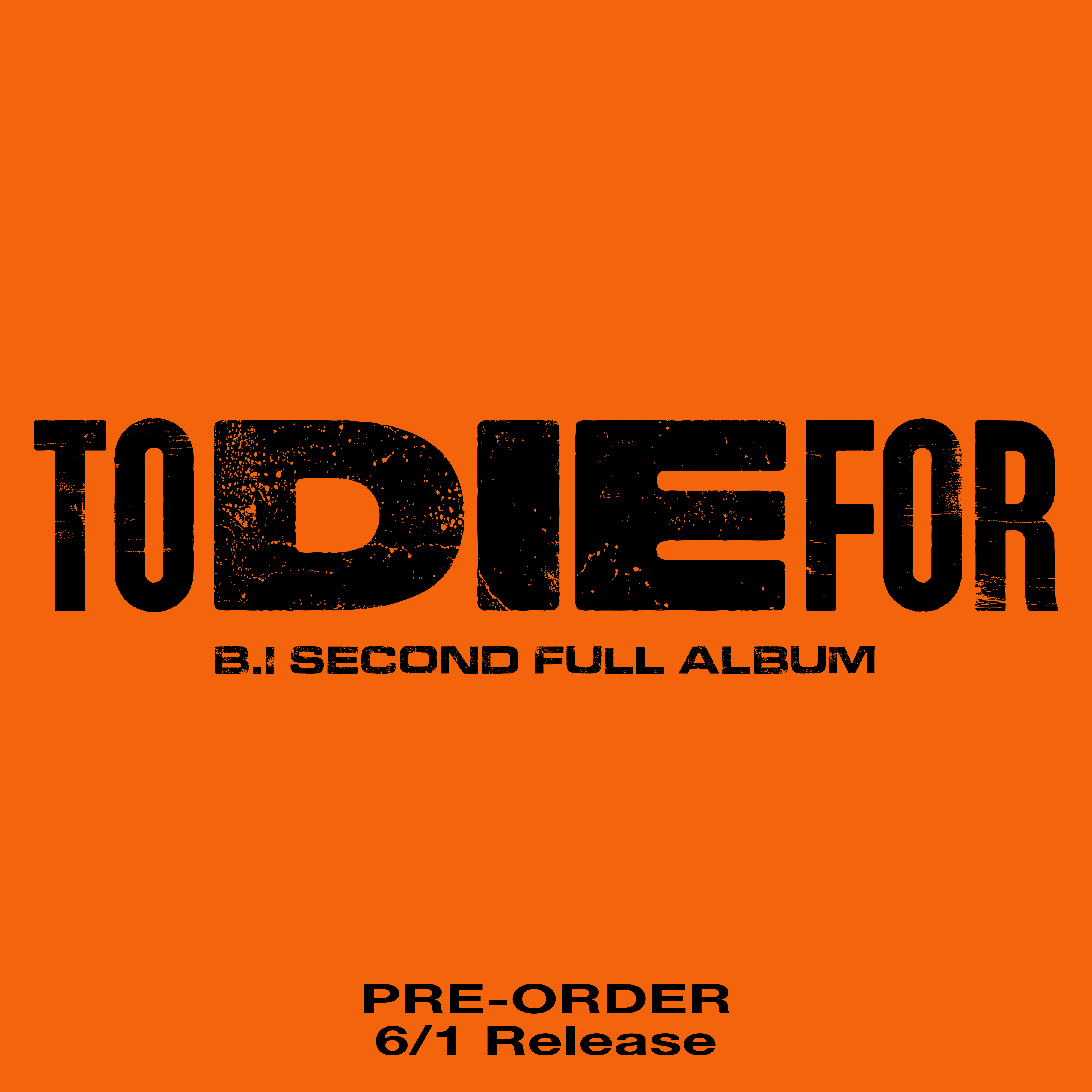 [K-POP] B.I 2ND FULL ALBUM - TO DIE FOR (Random Ver.)