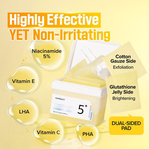 [Numbuzin] No.5 Vitamin-Niacinamide Concentrated Pad (70Pads)