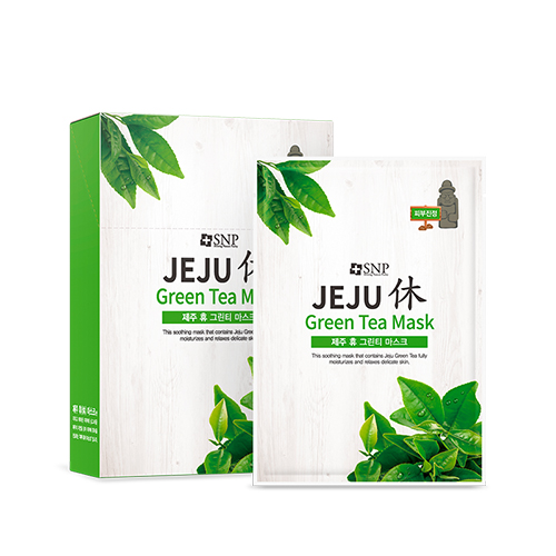 [SNP] Jeju Rest Green Tea Mask (10ea)