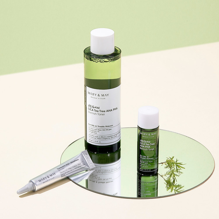 [Mary&May] Vegan CICA Teatree Toner Special Set