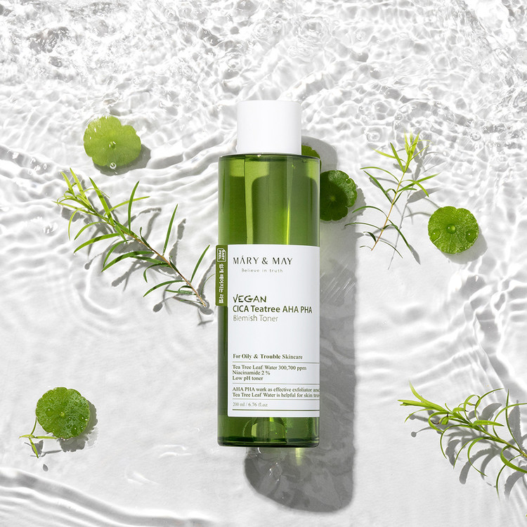 [Mary&May] Vegan CICA Teatree Toner Special Set