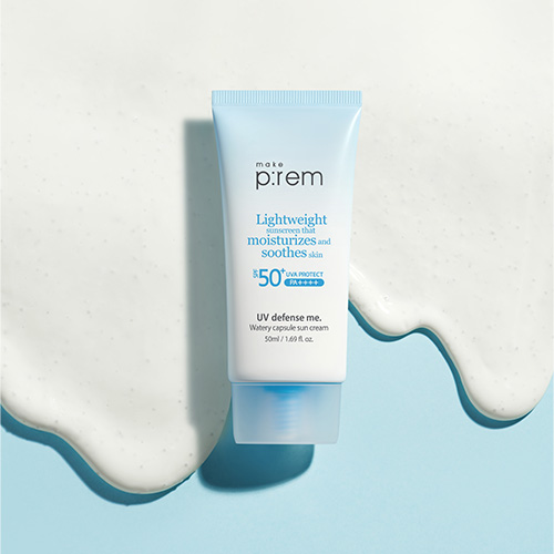 [make p:rem] UV defense me Watery Capsoule Sun cream 50ml