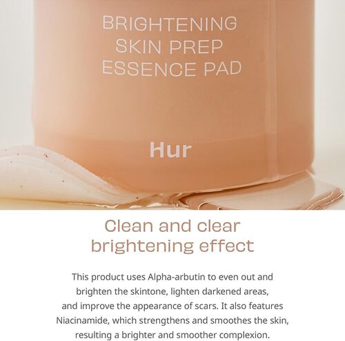 [House of HUR] Brightening Skin Prep Essence Pad 140ml (70sheets)