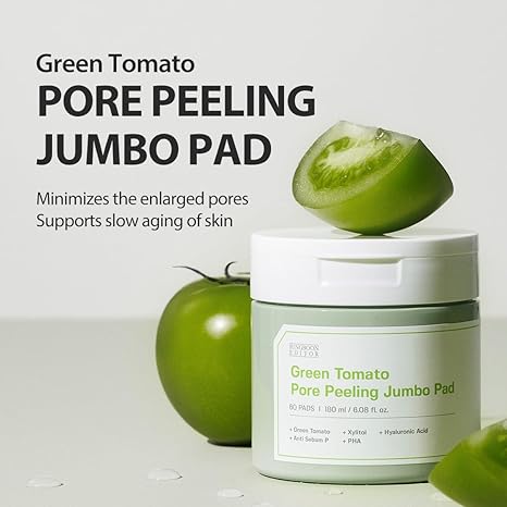 [SUNGBOON EDITOR] Green Tomato Pore Peeling Jumbo Pad 180ml (60pads)