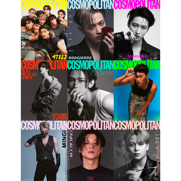 [K-POP] COSMOPOLITAN 2023.08 x ATEEZ (9 TYPES)