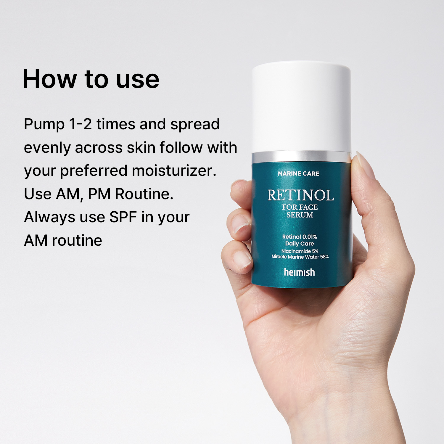 [heimish]    Marine Care Retinol For Face Serum 50ml