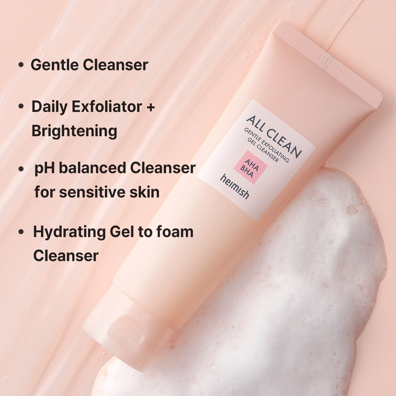 [heimish] All Clean Gentle Exfoliating Gel Cleanser 130ml