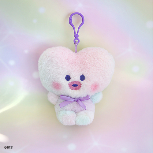 [K-POP] BTS -BT21 minini Doll Keyring Rainbow TATA