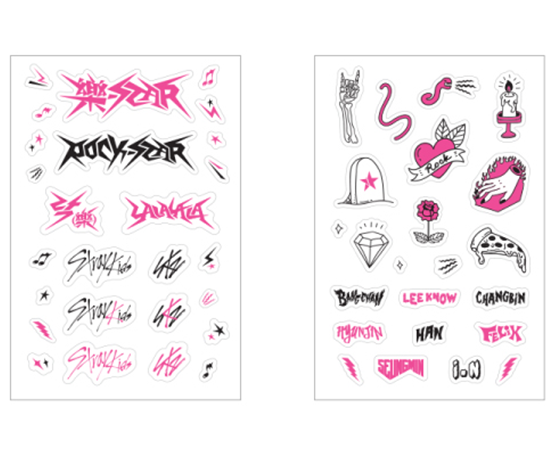 [K-POP] Stray Kids - TATTOO STICKER SET (樂-STAR POP-UP STORE OFFICIAL MERCH)