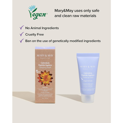 [Mary&May] *mini* Calendula Peptide Ageless Sleeping Mask 30g