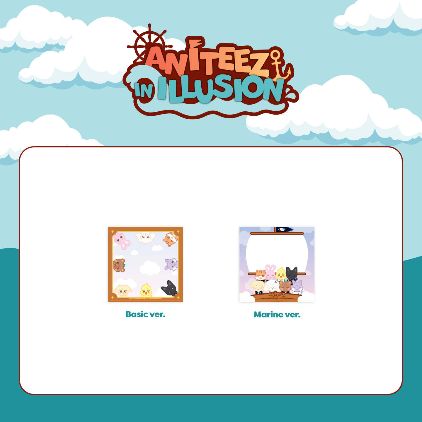 [K-POP] ATEEZ - ANITEEZ ADVENTURE POP-UP MD ANITEEZ IN ILLUSION (MEMO PAD)