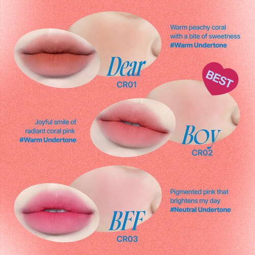 [fwee] *new* Lip&Cheek Blurry Pudding Pot (35 Colors)