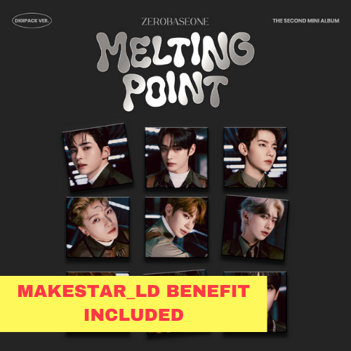 [K-POP] (Makestar_Lucky draw) ZEROBASEONE The 2nd Mini Album - MELTING POINT (DIGIPACK ver.) (Random Ver.)