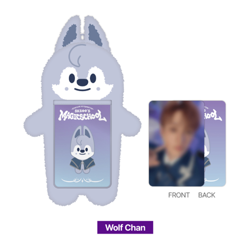 [K-POP] (POB) (BANG CHAN Ver.) Stray Kids OFFICIAL MD - SKZOO MAGIC SCHOOL (PHOTOCARD HOLDER PLUSH)