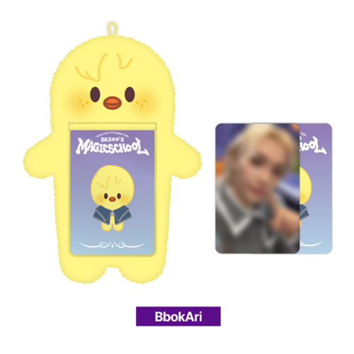 [K-POP] (POB) (FELIX Ver.) Stray Kids OFFICIAL MD - SKZOO MAGIC SCHOOL (PHOTOCARD HOLDER PLUSH)